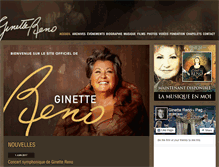 Tablet Screenshot of ginettereno.com
